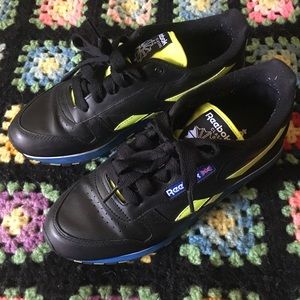 Reebok Classic (Black, Blue and Green)